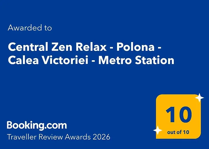 Daire Zen Relax - Polona - Calea Victoriei - Metro Station *